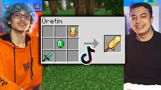 minecraft VİRAL Tiktok hilelerini deniyoruz! 3 