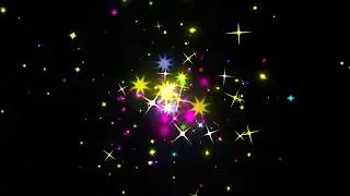 Star sparkling black screen background || black screen background || black screen effects