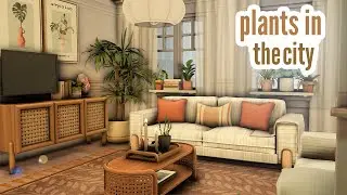 plants in the city \\ The Sims 4 CC speed build
