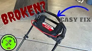 How to fix the drive handle on your self propelled mower (TB370)