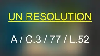 PCR FAKE NEWS 18 + UN RESOLUTION A/C.3/77/L.52 (Nov 2022)