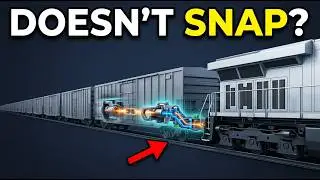 How Does a 3-Mile Train Start Moving Without Snapping?