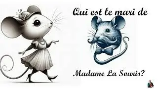 Французский язык. Кто муж мыши. Qui est le mari de la souris. Apprendre le français. Jevgeni sev