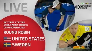 United States v Sweden - Round Robin - World Men's Curling Championship 2021