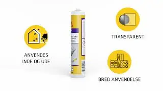 Sikaflex® 112 Crystal Clear | Transparent montagelim og fugemasse