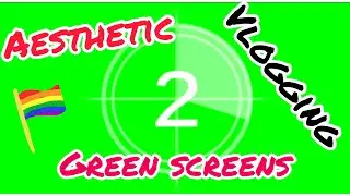 Free aesthetic vlogging green screen overlays 2021.
