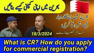 What is CR in Bahrain  Commercial Registration  Types of CR  How to apply?