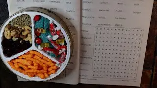 Haven't Did A Word Search In Awhile | Delicious Snack Treats  ASMR Eating Sounds