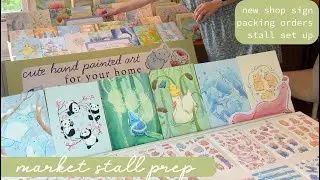 Preparing for an Art Market Stall - First experience with 1 week to prepare!