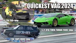 VEEDUBRACING - TOP 25 OVERALL QUICKEST VAG CARS OF 2024