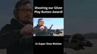 Shooting our Silver Play Button in Slow Motion! - BHS 