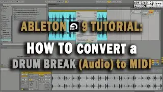 Ableton Live 9 Tutorial: How to Convert Drum Break (audio) to MIDI