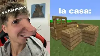 Papa rata juega Minecraft