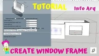 Create window frame - 1001bit plugin SketchUp
