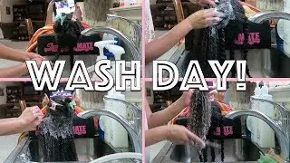 An Easy Way to Wash Natural Hair