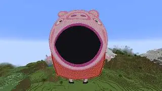 Pop Peppa Pig Family in Minecraft (Front View)
