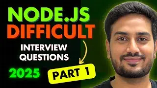 Top 5 MOST Difficult Node.js Interview Questions (With Answers & Explanations!) 