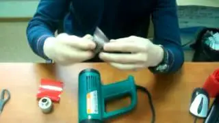 Термоусадка декоративным рукавом фитингом