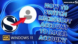 How to change microsoft account to local in Windows 11