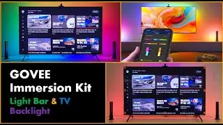 GOVEE DreamView T1 Pro Immersion Kit - Light Bar and TV Backlight I Unboxing and Review