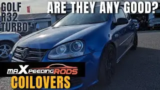 HAVE I RUINED MY GOLF R32 TURBO WITH MAXPEEDINGRODS COILOVERS - TRACK DAY PREP