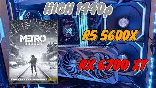 Metro Exodus Enhanced | RX 6700 XT | R5 5600X | 1440p | High