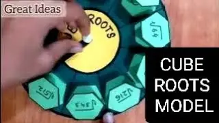 Model on cube roots |Maths project |Maths TLM|cube roots activity|Easy model on cube roots