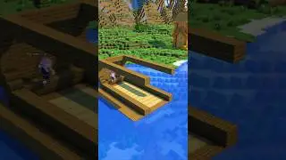 Building a Floating House on Water #shorts