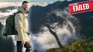 MISLUKTE poging MELKWEG fotograferen in PICO RUIVO, MADEIRA