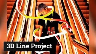 Photoshop 3D line project part 1