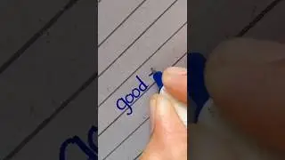 how to write using cut marker in English tutorial ✅ #handwriting #english #calligraphy #marker #art