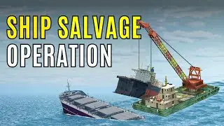 How Mega Ships are Salvaged at Sea?