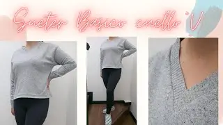 Como hacer un SUÉTER cuello V