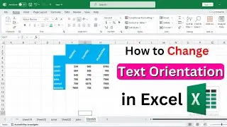 how to change text orientation in excel | change text direction in excel | excel