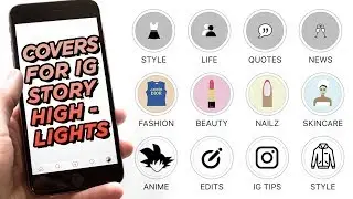 How To Make CUSTOM COVERS For Instagram Story Highlights | IG Stories Tips | DevanOnTech