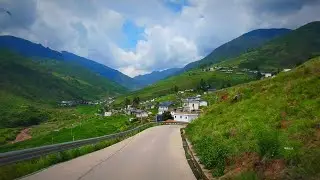 中国四川超美盘山公路，凉山州普格县，坡陡弯急路窄，是车好还是技术好？深山小镇究竟有多热闹？很多人不敢相信这居然是真的