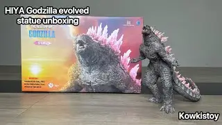 Unboxing✨ HIYA Godzilla evolved statue #kowkistoy #hiyatoys #godzilla  #monsterverse