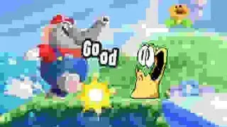 that goomba looks so serene. (pizza tower meme)