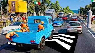 1669 MPH Speed Blast vs Cars, Bus, Truck & Traffic – Extreme Crashes #81 | BeamNG.drive