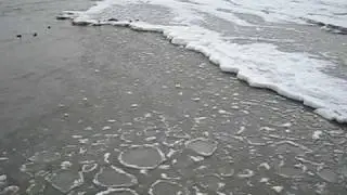 Icy Lake Michigan