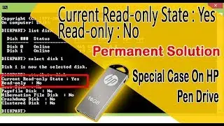 How to fix Current read only state yes on flash drive
