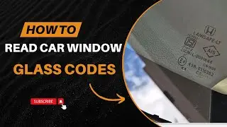Decoding Car Window Codes Like a PRO!