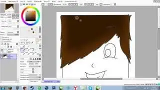 Как сделать Фан Арт в Paint tool sai!