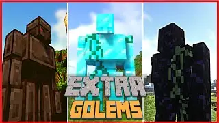 UPGRADED AND UTILITY GOLEMS - Extra Golems Mod (1.19.2) - [Minecraft Mod Showcase]