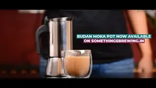 Budan Moka Pot Stainless Steel Espresso Maker | Available on somethingsbrewing.in