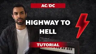 Como tocar HIGHWAY to HELL no Teclado ou Piano (ACDC)