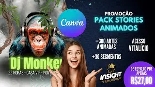 SUPER PACK ANIMADO CANVA - PACK STORIES ANIMADOS CANVA ATUALIZADO