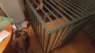 усиленная клетка для собак 120*80*80, антивандальная, мощный профиль