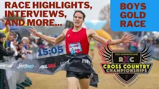 Boys Gold 5k Race Highlights, Interviews, and FUN - RXC 2023