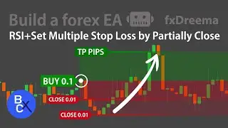 📈Build a forex EA Robot (No Code) - RSI Trading Strategy + Set Multiple Stop Loss by Partially Close